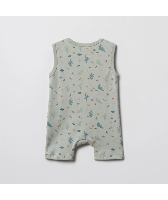 Set od 2 kratka kombinezona za bebe